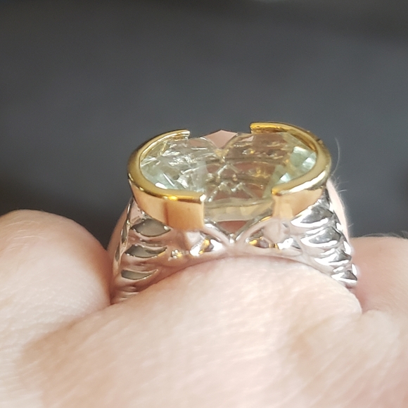 Victoria Wieck  Green Prasiolite Ring - Picture 9 of 12